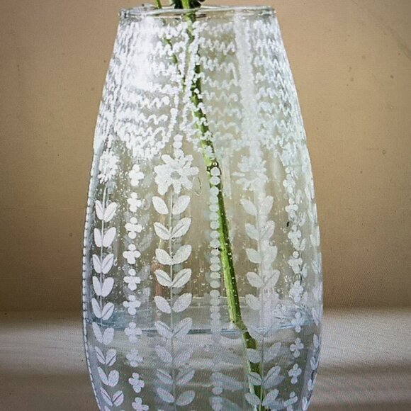 Vivi Glass Bud Vase by Anthropologie 8" - Picture 1 of 1